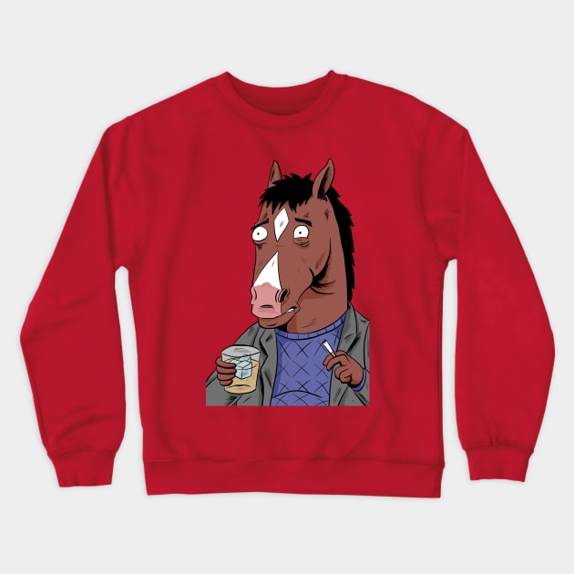 Bojack Horseman Crewneck Sweatshirt by Black Snow Comics